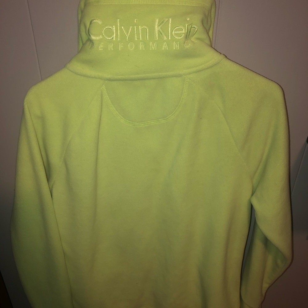 Calvin Klein neon sweater fleece